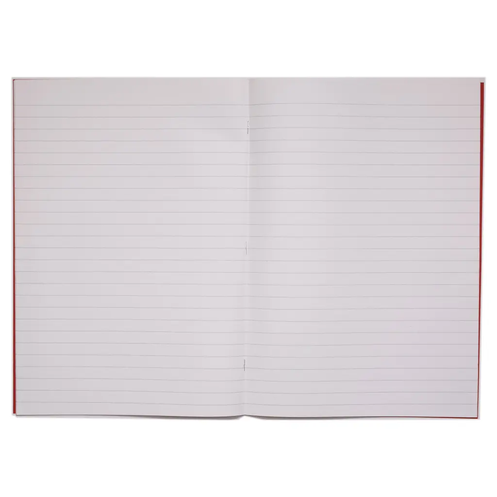 RHINO 13 x 9 Oversized Exercise Book 40 Page, Red, F12 (Pack of 100)