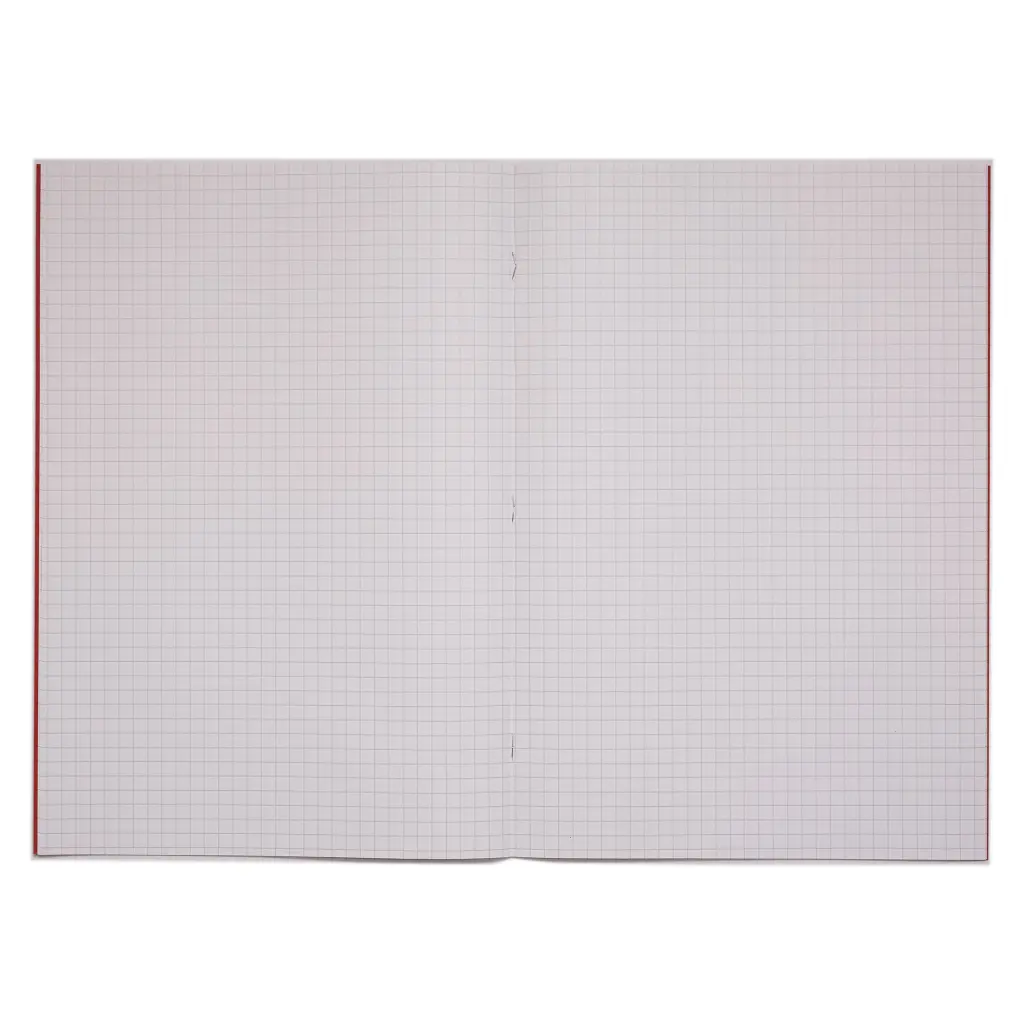 RHINO 13 x 9 Oversized Exercise Book 40 Page, Red, S7 (Pack of 100)