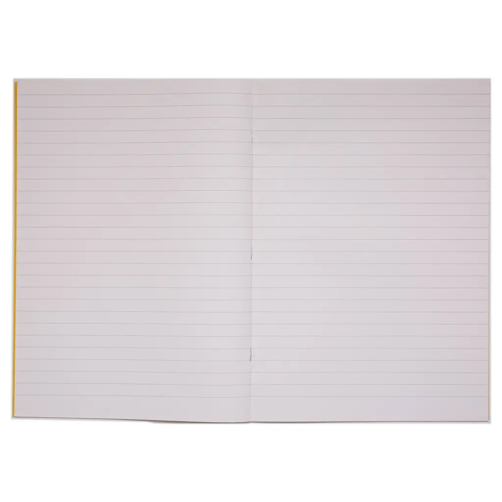 RHINO 13 x 9 Oversized Exercise Book 40 Page, Yellow, F12 (Pack of 100)