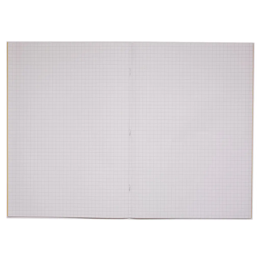 RHINO 13 x 9 Oversized Exercise Book 40 Page, Yellow, S7 (Pack of 100)