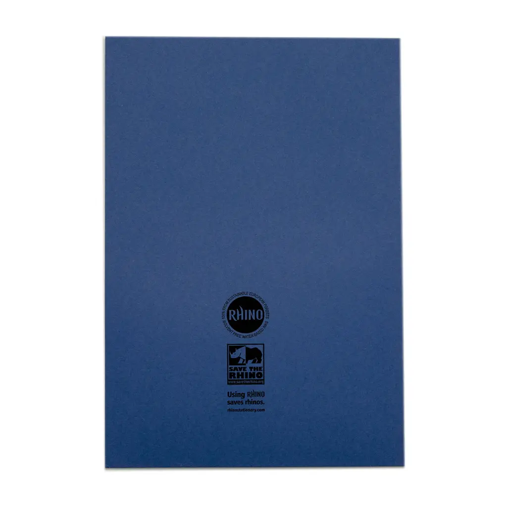 RHINO A4 Exercise Book 48 page, Dark Blue, F12 (Pack of 100)