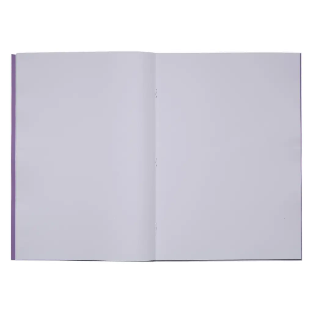 RHINO 13 x 9 Oversized Exercise Book 48 Page, Purple, B (Pack of 50)