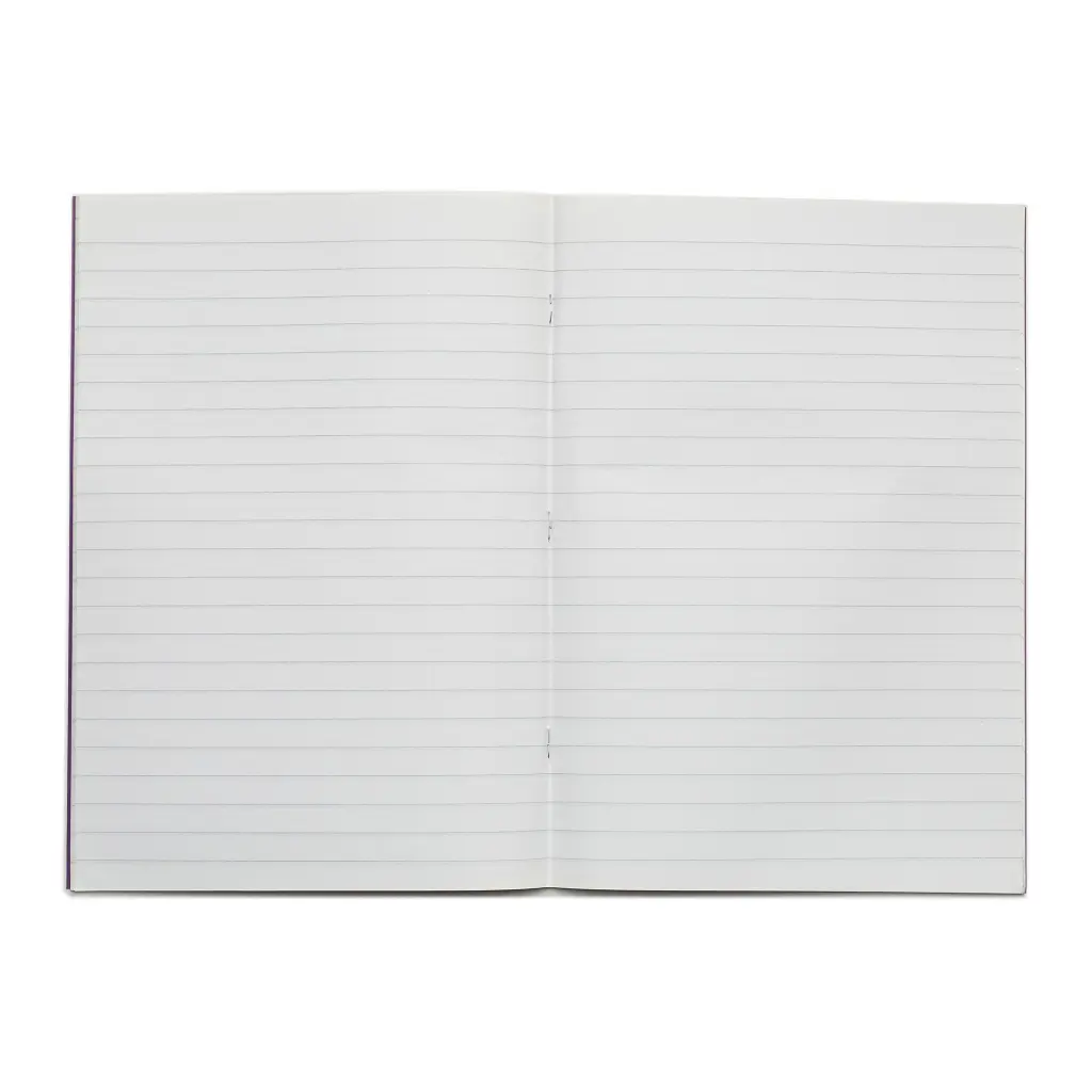 RHINO A4 Exercise Book 48 page, Purple, F12 (Pack of 100)