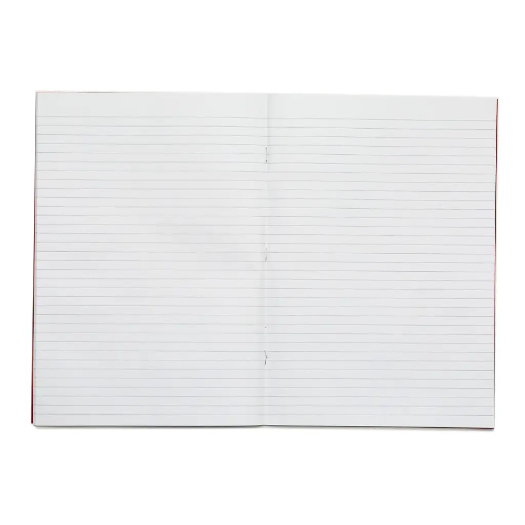RHINO A4 Exercise Book 48 page, Red, F8 (Pack of 100)