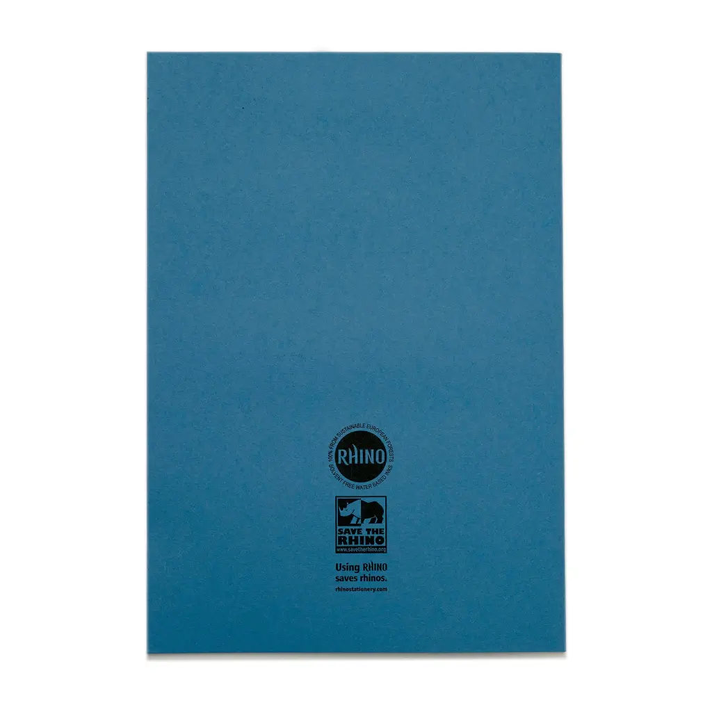 RHINO A4 Exercise Book 64 Page, Light Blue, B (Pack of 50)