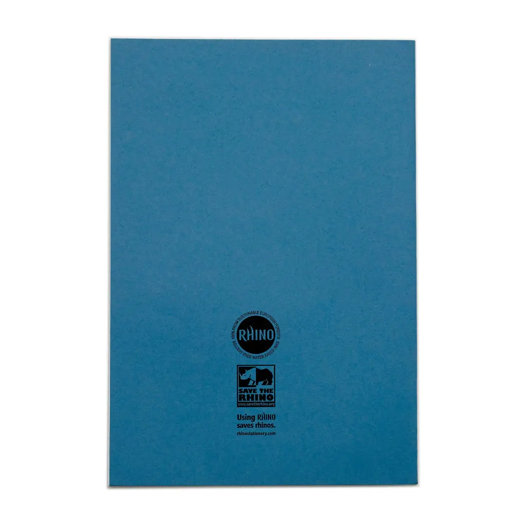 RHINO A4 Exercise Book 64 Page, Light Blue, S10 (Pack of 50)