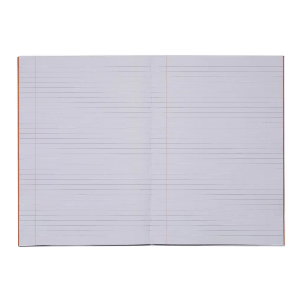 RHINO A4 Exercise Book 64 Page, Orange, F8M (Pack of 50)