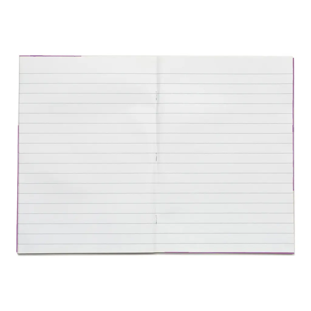 RHINO A4 Exercise Book 64 Page, Purple, F15 (Pack of 50)