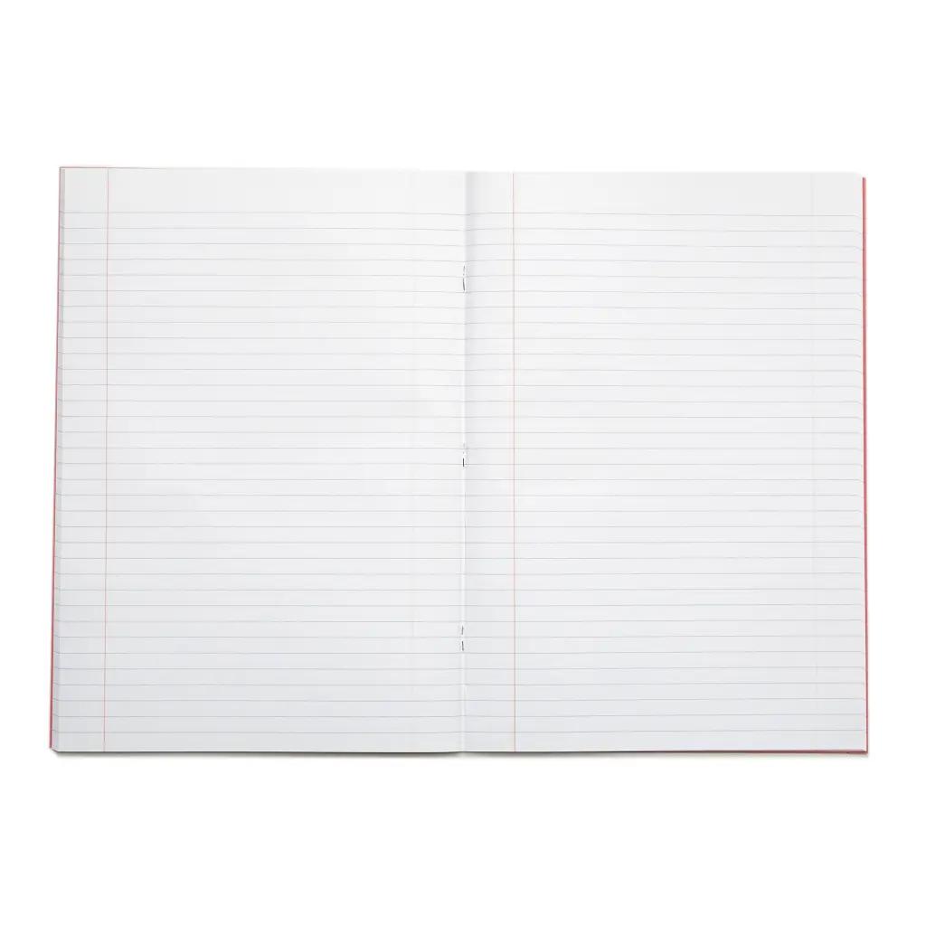 RHINO A4 Exercise Book 64 Page, Red, F8M (Pack of 50)