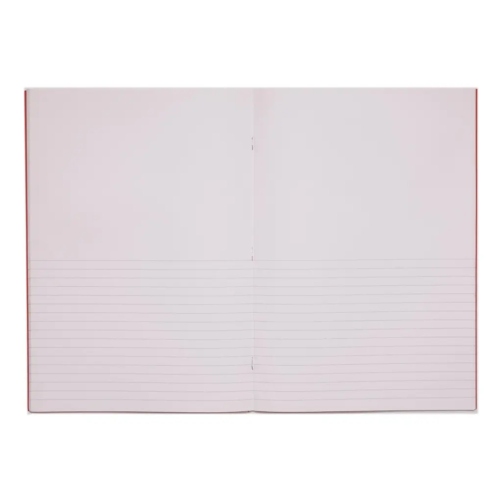 RHINO A4 Exercise Book 64 Page, Red, TB/F8 (Pack of 50)
