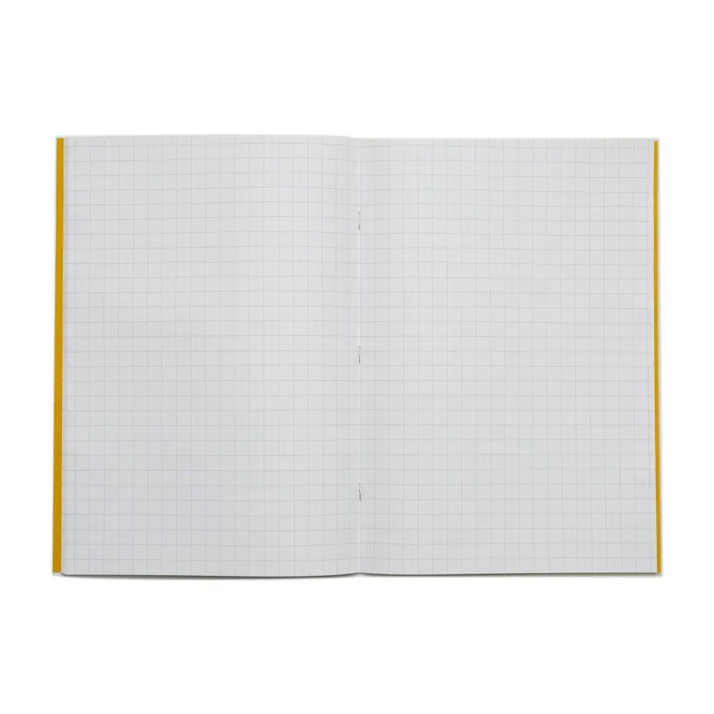 RHINO A4 Exercise Book 64 Page, Yellow, S10 (Pack of 50)