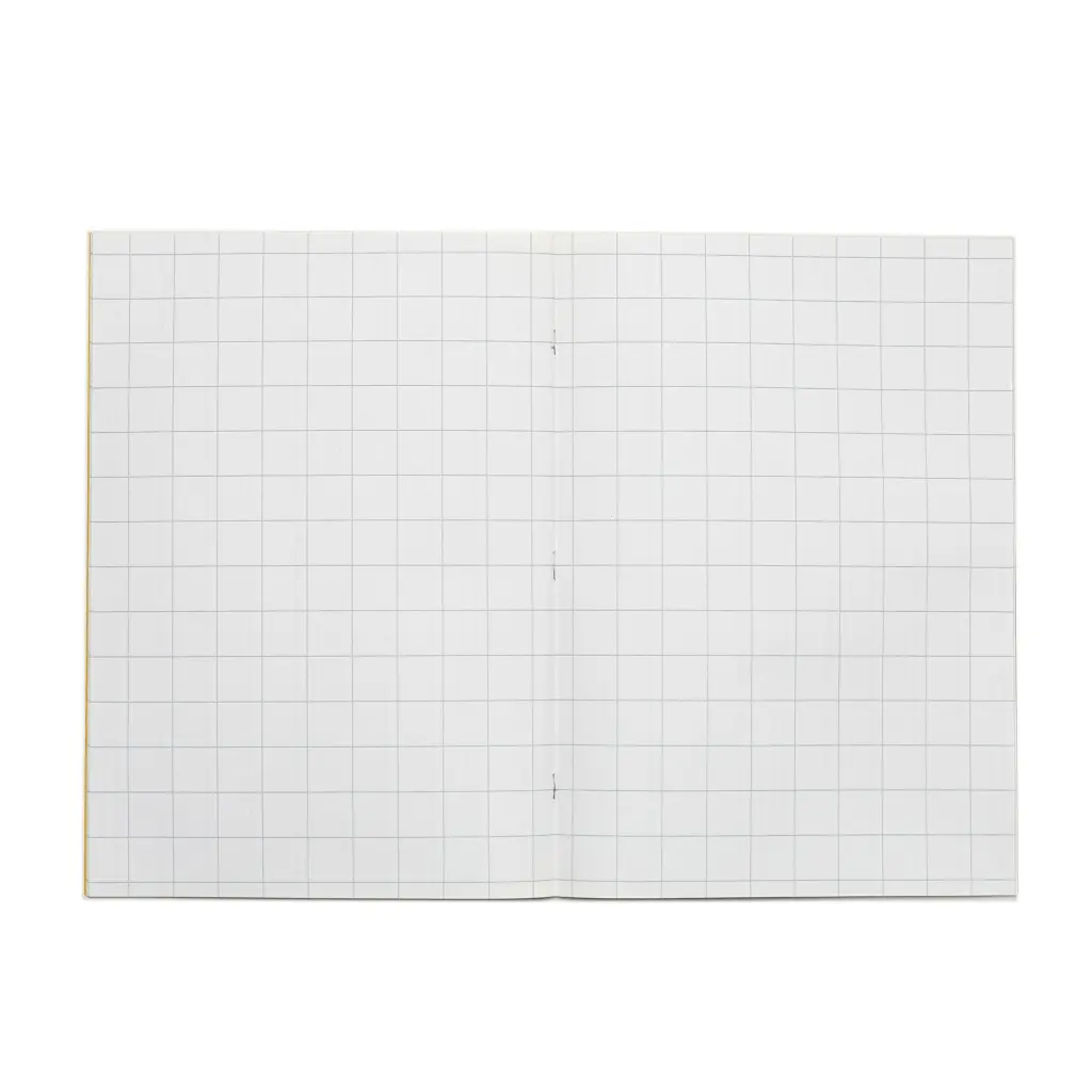RHINO A4 Exercise Book 64 Page, Yellow, S20 (Pack of 50)