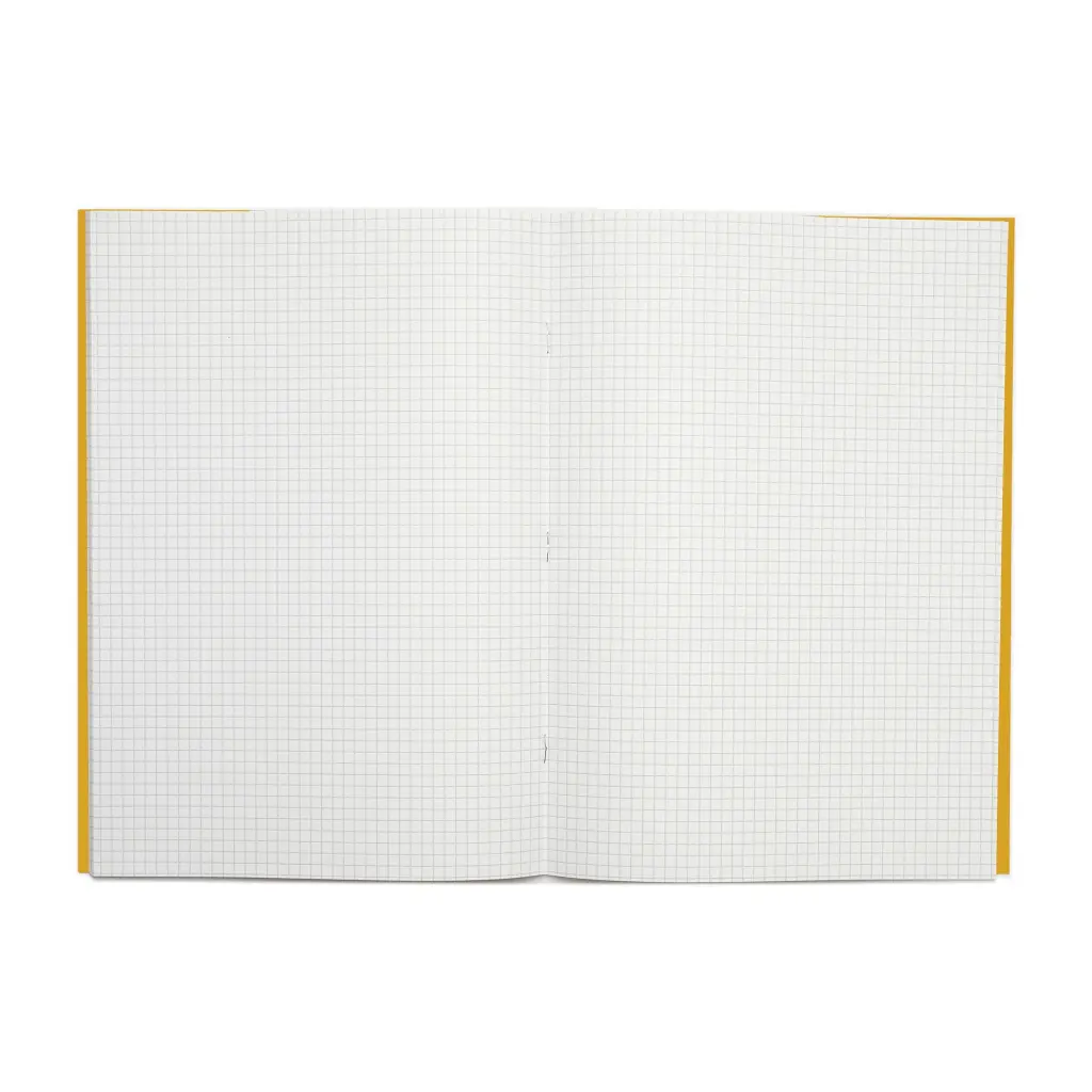 RHINO A4 Exercise Book 64 Page, Yellow, S5 (Pack of 50)