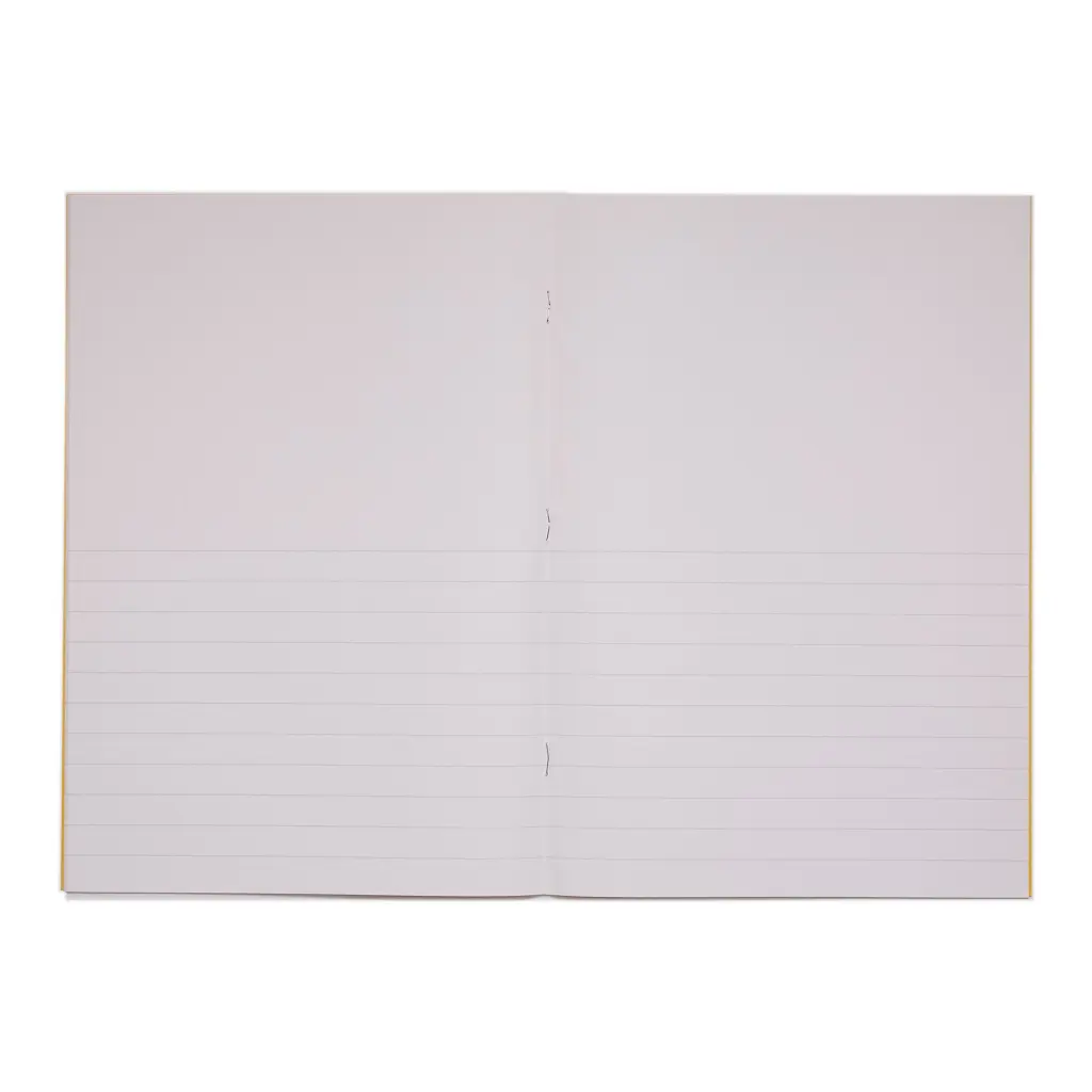RHINO A4 Exercise Book 64 Page, Yellow, TB/F13 (Pack of 50)