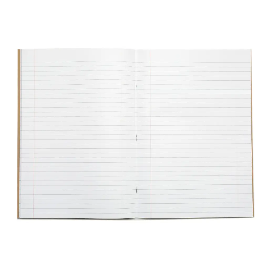 RHINO A4 Exercise Book 80 Page, Buff, F8M (Pack of 50)