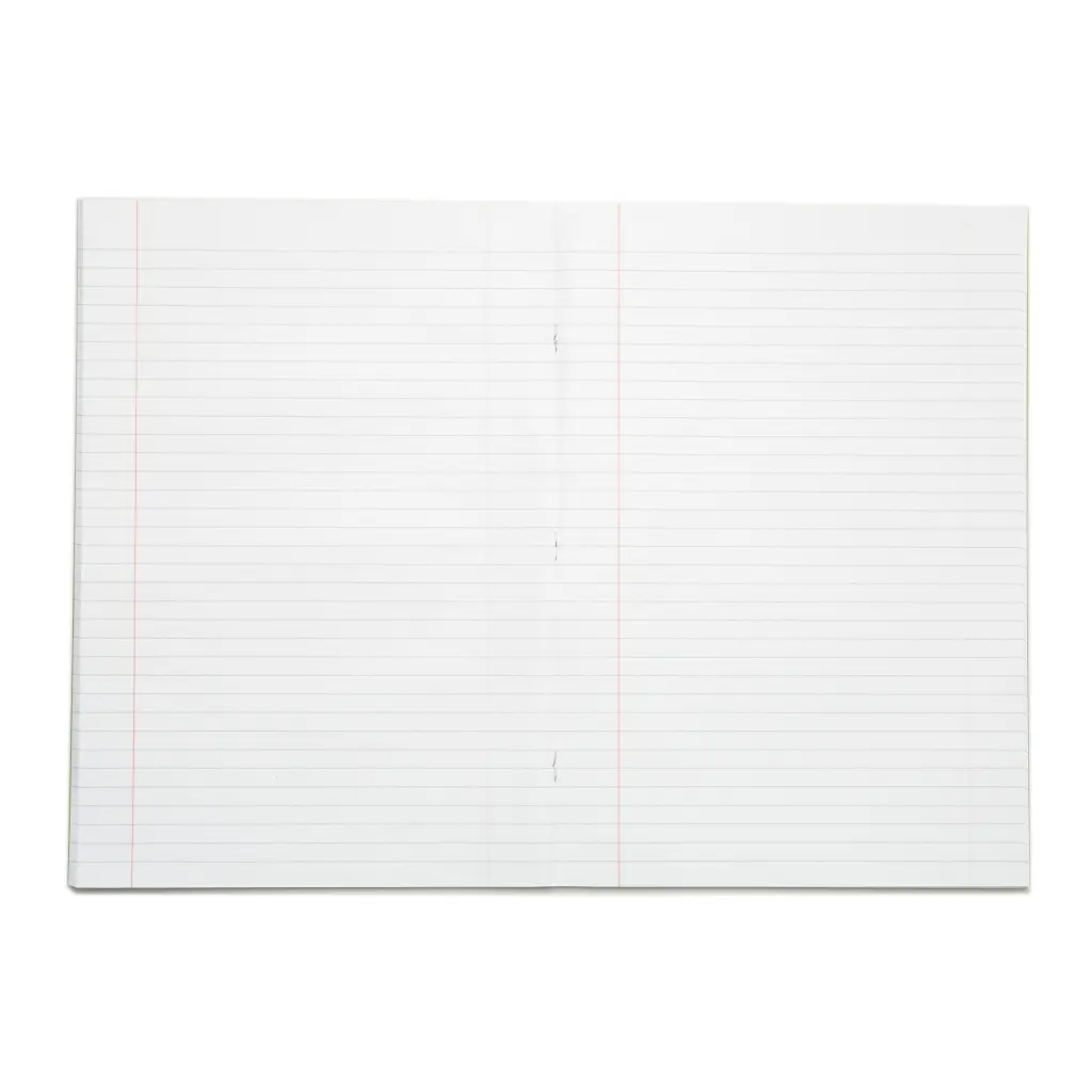 RHINO A4 Exercise Book 80 Page, Light Green, F8M (Pack of 50)