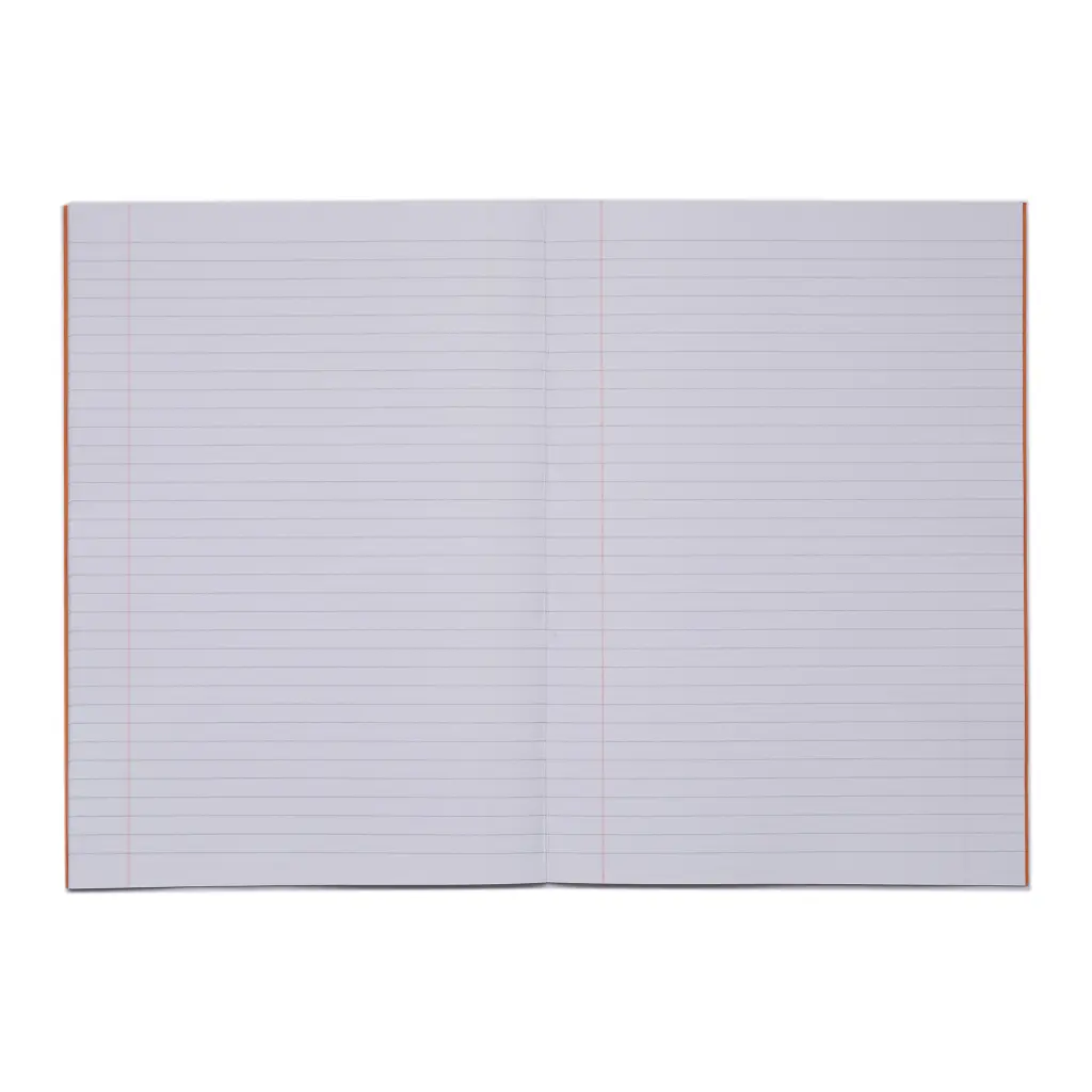 RHINO A4 Exercise Book 80 Page, Orange, F8M (Pack of 50)