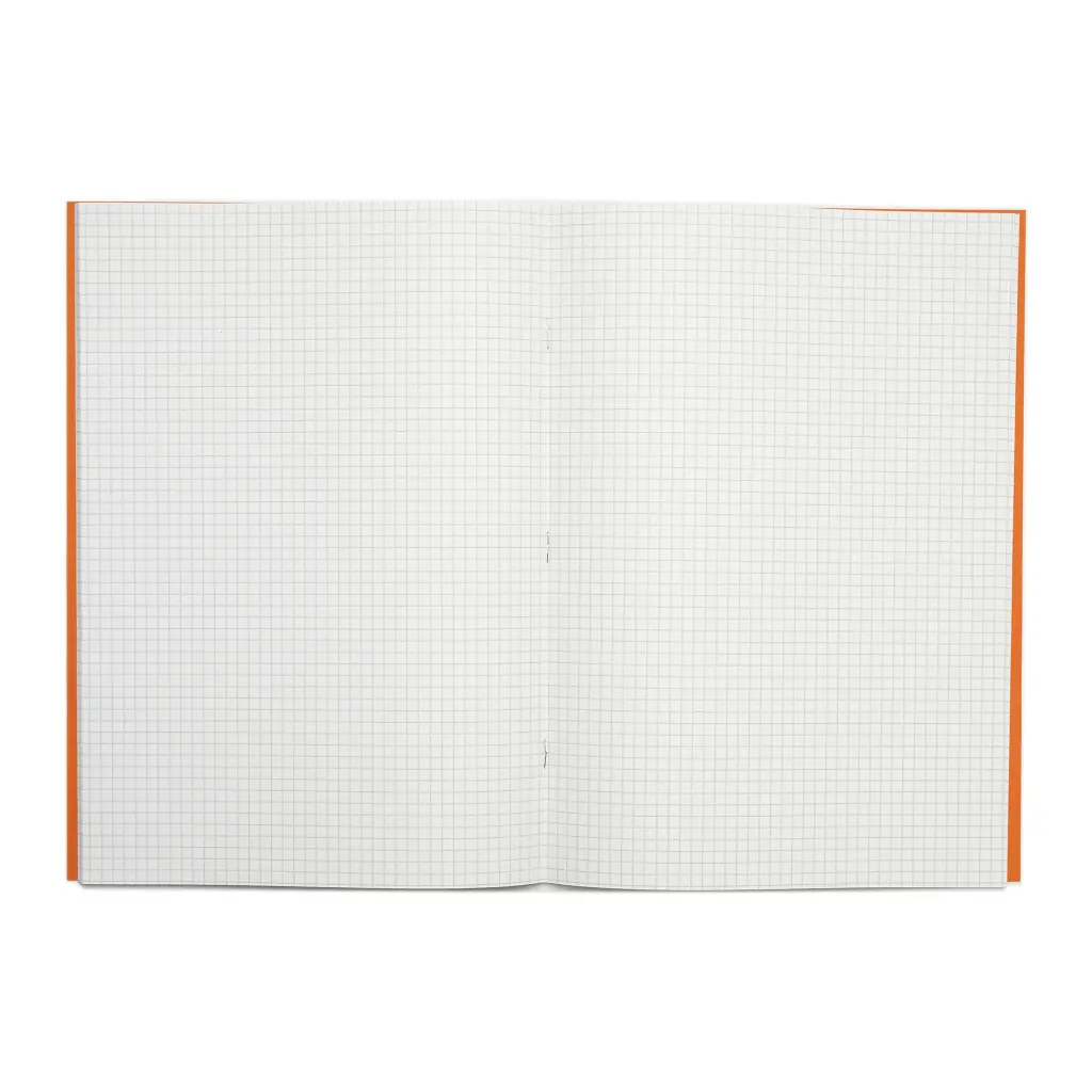 RHINO A4 Exercise Book 80 Page, Orange, S5 (Pack of 50)