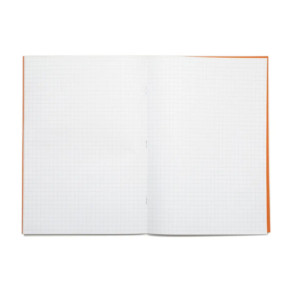RHINO A4 Exercise Book 80 Page, Orange, S7 (Pack of 50)