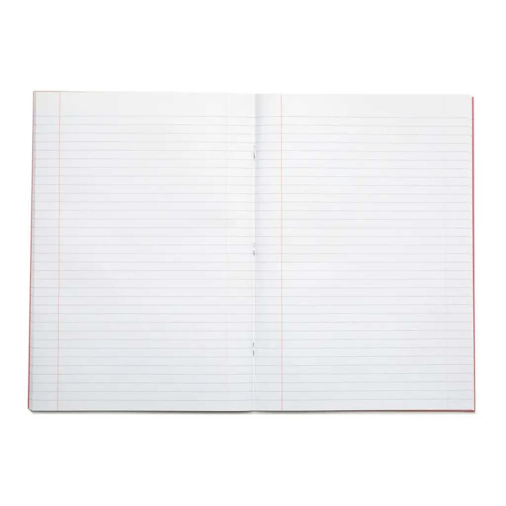 RHINO A4 Exercise Book 80 Page, Pink, F8M (Pack of 50)