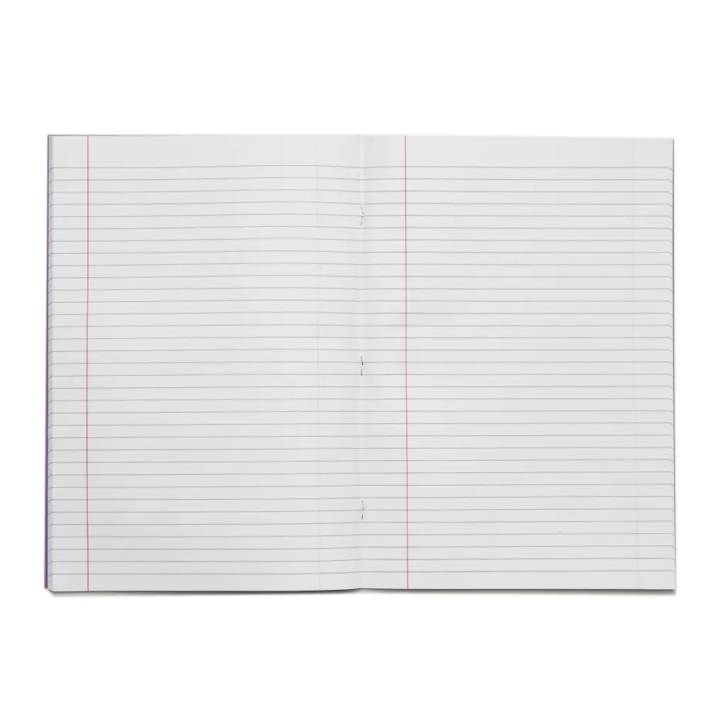 RHINO 13 x 9 Oversized Exercise Book 80 Page, Purple, F8M (Pack of 50)