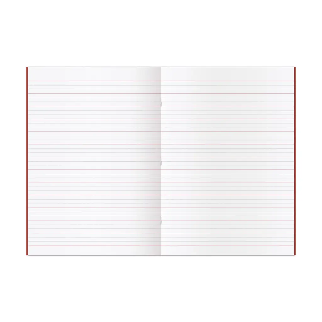 RHINO A4 Learn to Write Book 40 Page, Red, Wide-Ruled LTW6B:20R (Pack of 10)