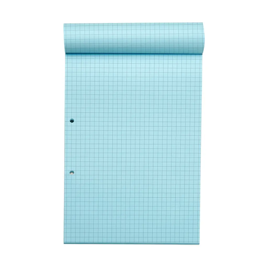 RHINO A4 Blue Paper Refill Pad 100 Page 7mm Squared (Pack of 6)