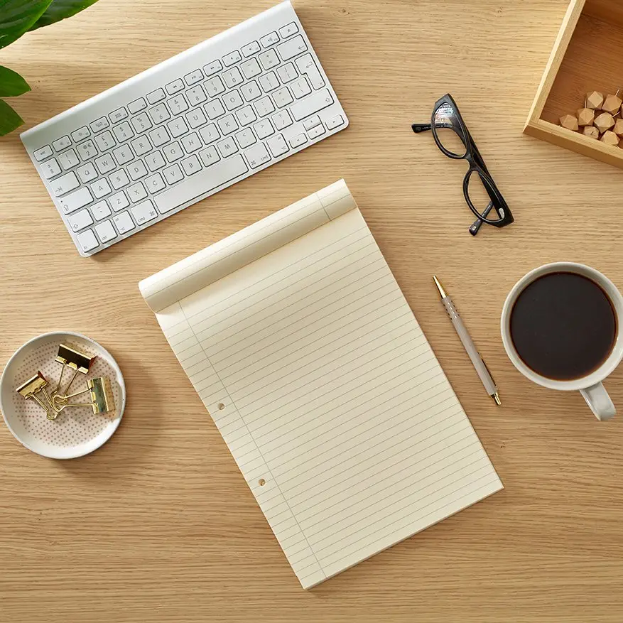 RHINO A4 Special Refill Pad 50 Leaf, Cream Tinted Paper, F8M (Pack of 6)