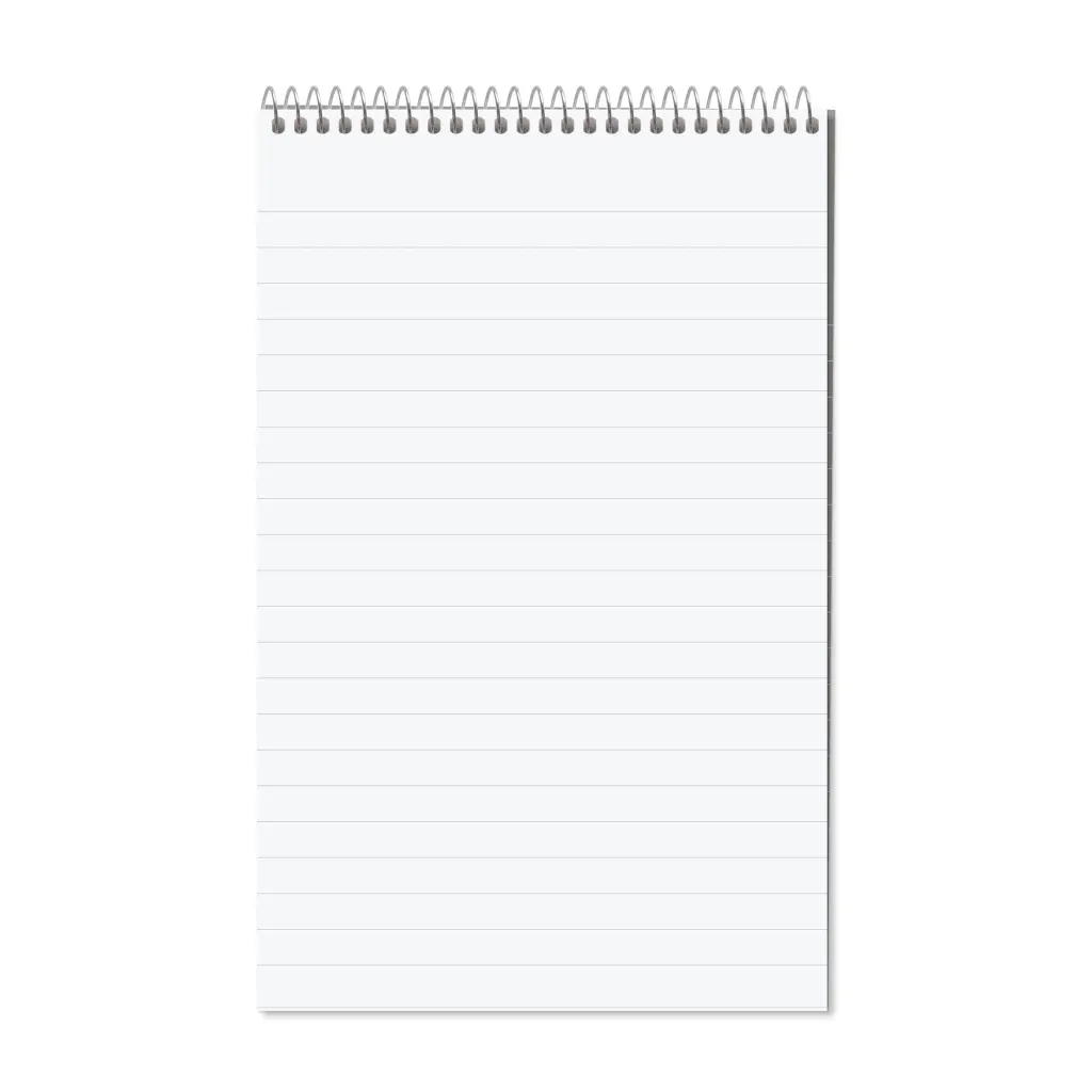 RHINO Everyday 200 x 127 Shorthand Notebook 260 Pages / 130 Leaf 8mm Lined (Pack of 10)