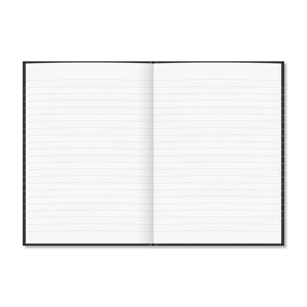 RHINO Everyday A5 Hardback Notebook 192 Pages / 96 Leaf 8mm Lined
