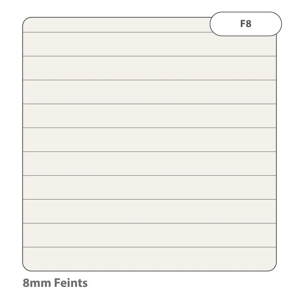 RHINO Recycled 200 x 127 Shorthand Notebook 160 Pages / 80 Leaf 8mm Lined (Pack of 10)