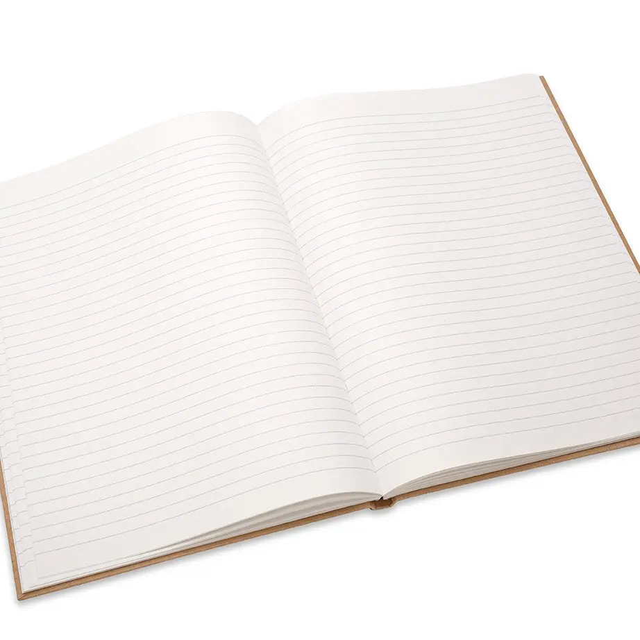 RHINO Recycled A4 Hardback Notebook 160 Pages / 80 Leaf 8mm Lined (Pack of 5)