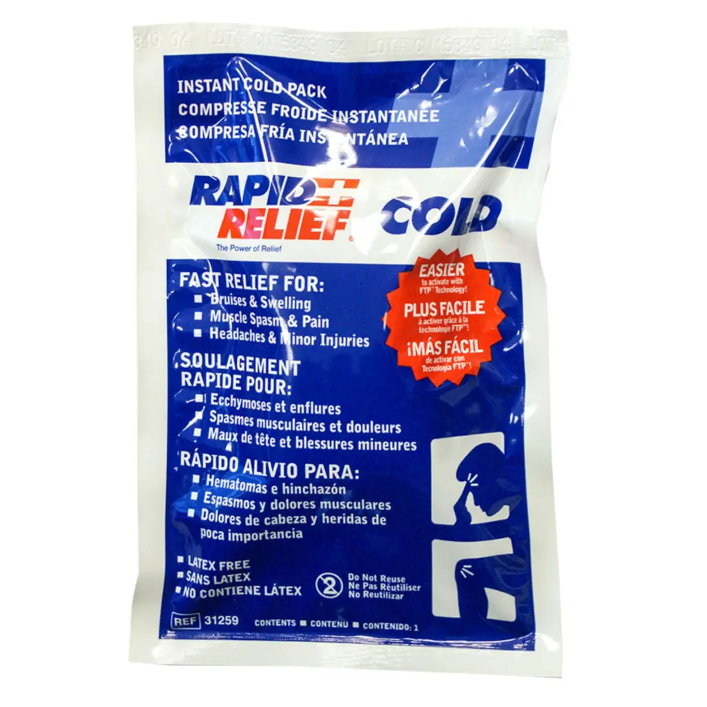 Rapid Aid Instant Cold Pack Large 5”X 9” 