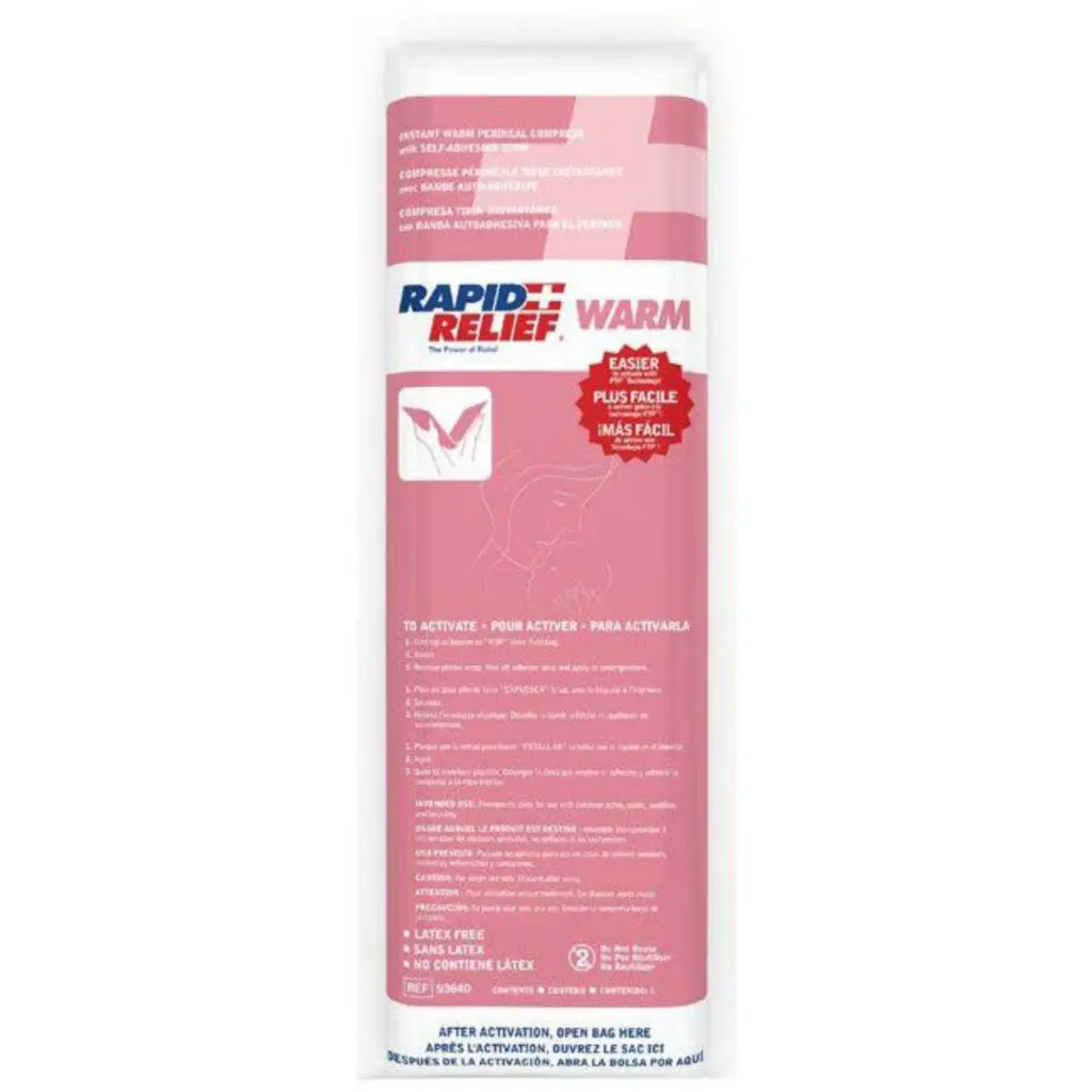 Rapid Aid Instant Warm Perineal Compress 5”X 16” 