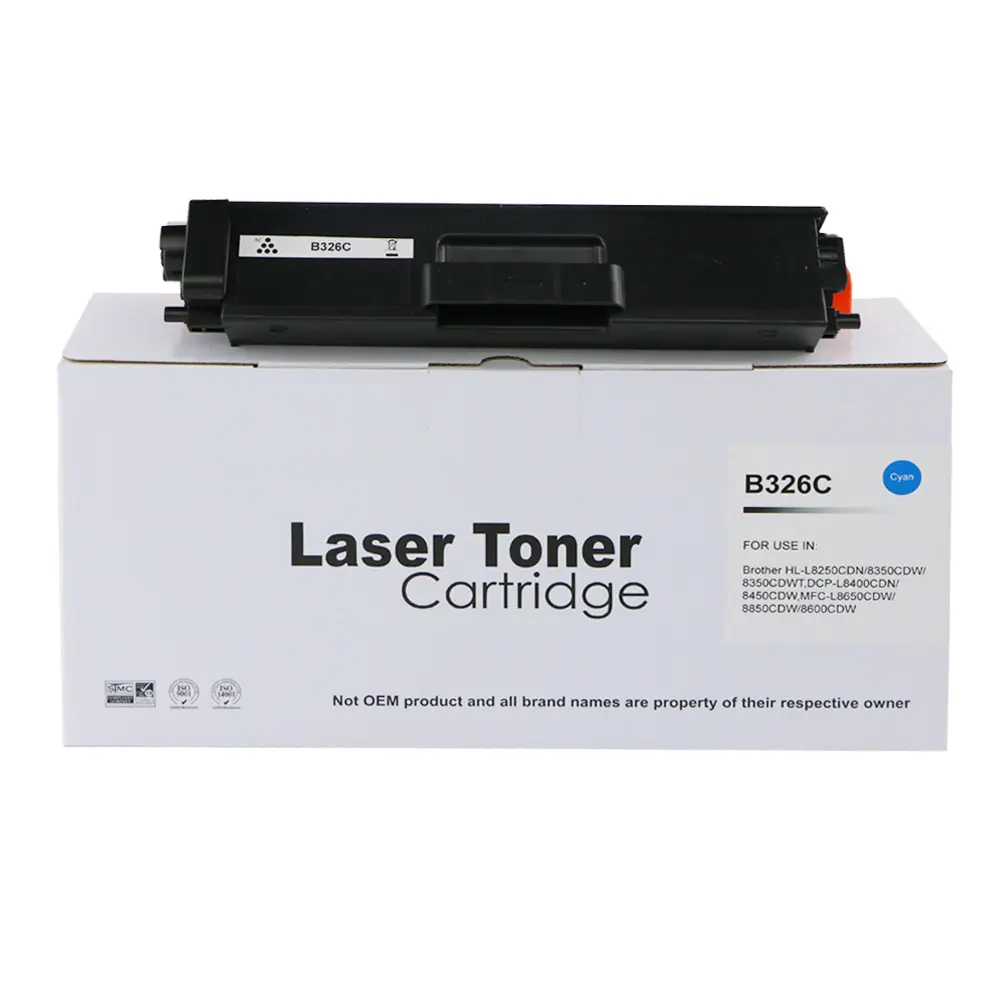 Reman Brother TN326C Cyan Toner Hi Yld