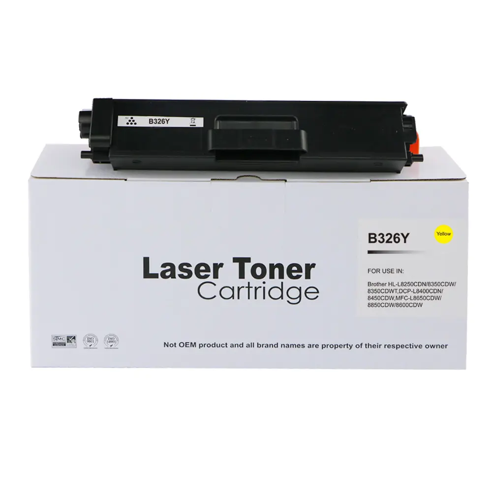 Reman Brother TN326Y Yellow Toner Hi Yld