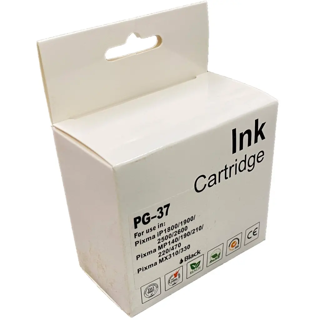 Reman Canon IP1800 PG-37 Black Ink Ctg 2145B001