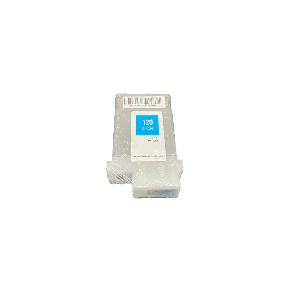 Reman Canon PFI-120C Cyan Ink Cartridge