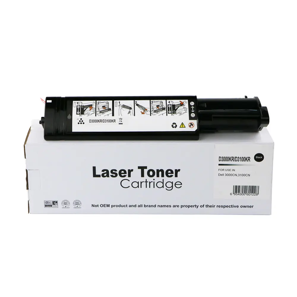 Reman Dell 3000 Black Toner Ctg 593-10067
