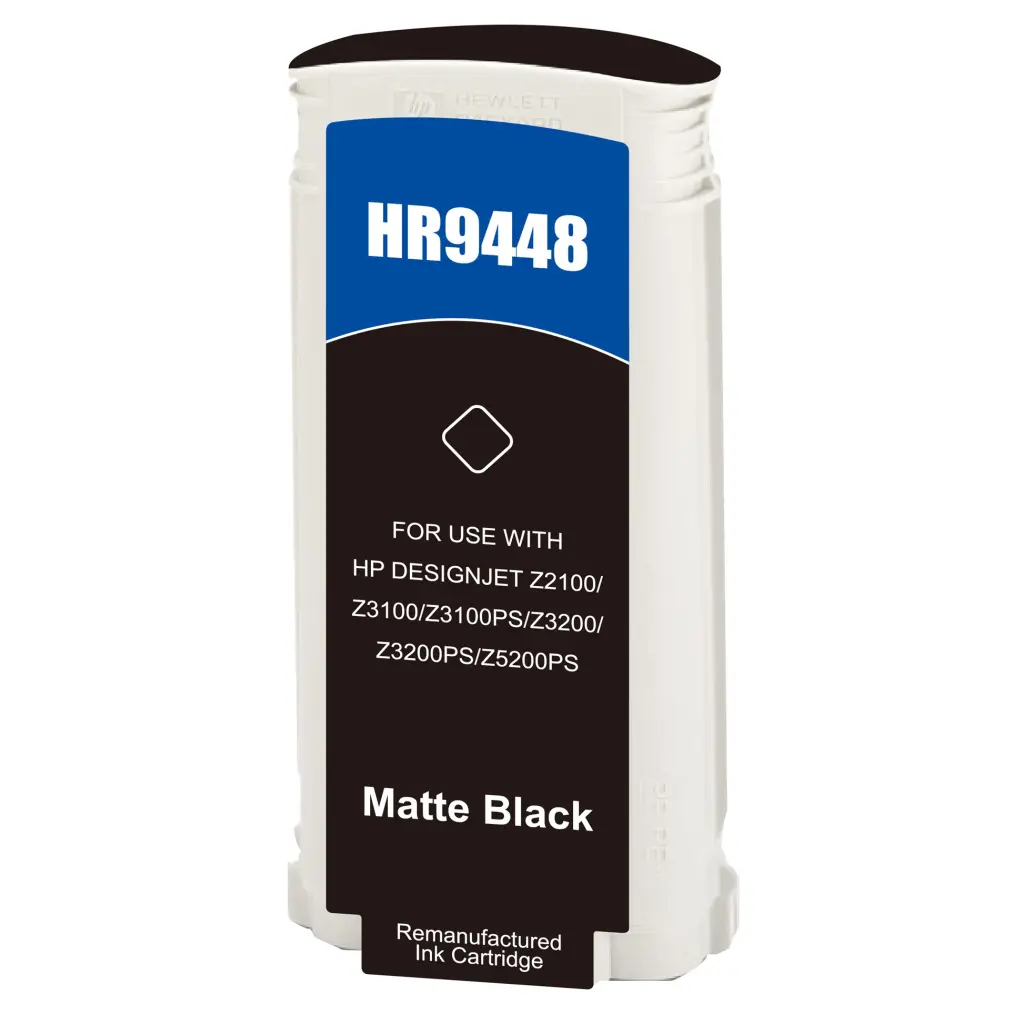 Reman HP C9448A Matte Bk Wide Format Ink Ctg HP 70