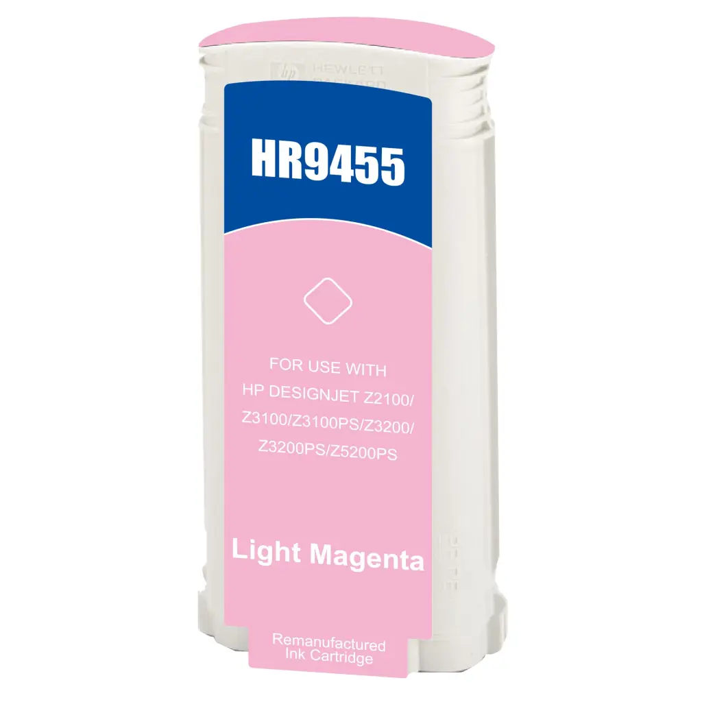 Reman HP C9455A Lt Magenta Wide Format Ink Ctg HP 70