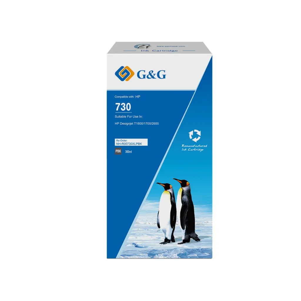 Reman HP G+G 730XL Photo Black High Capacity Ink Cartridge
