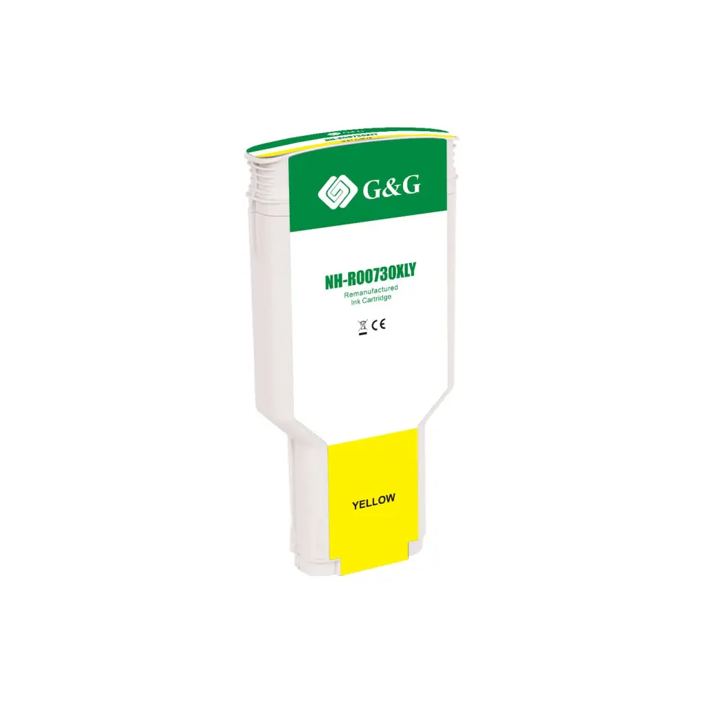 Reman HP G+G 730XL Yellow High Capacity Ink Cartridge