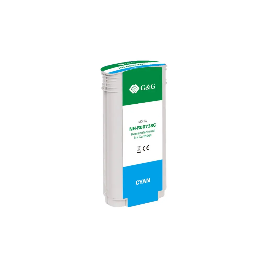 Reman HP G+G 738 Cyan Ink Cartridge