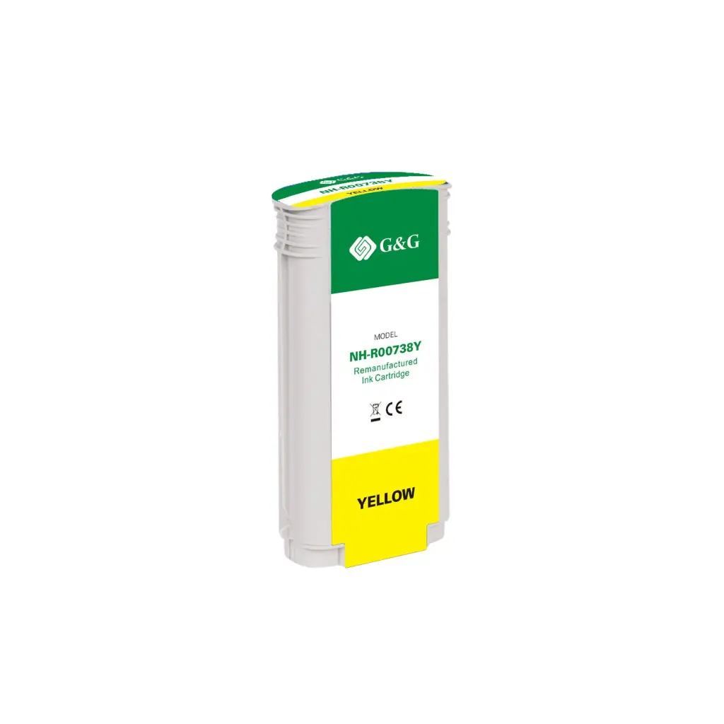 Reman HP G+G 738 Yellow Ink Cartridge