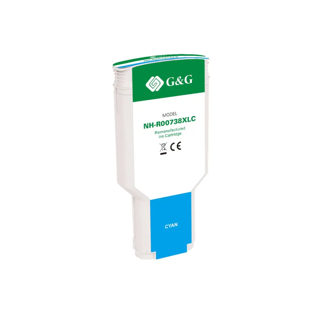 Reman HP G+G 738XL Cyan High Capacity Ink Cartridge