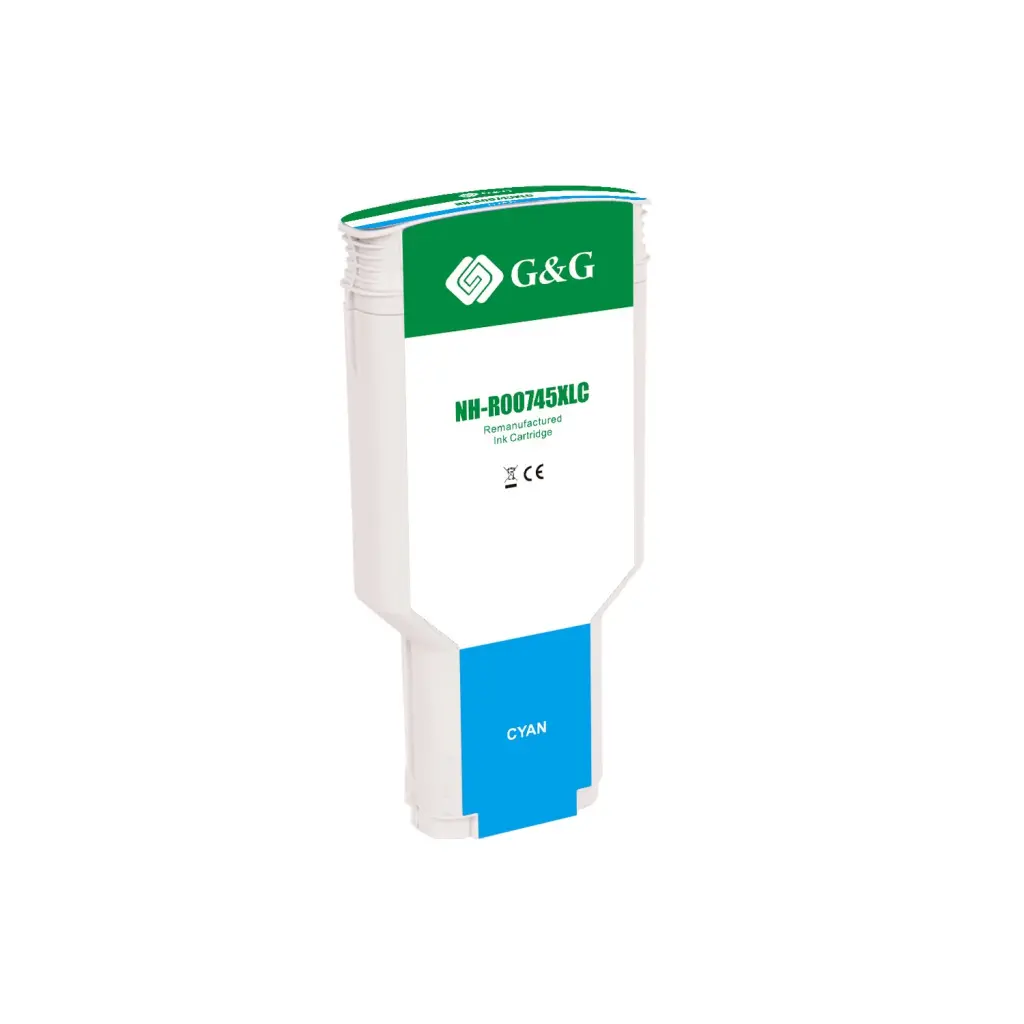 Reman HP G+G 745 Cyan High Capacity Ink Cartridge