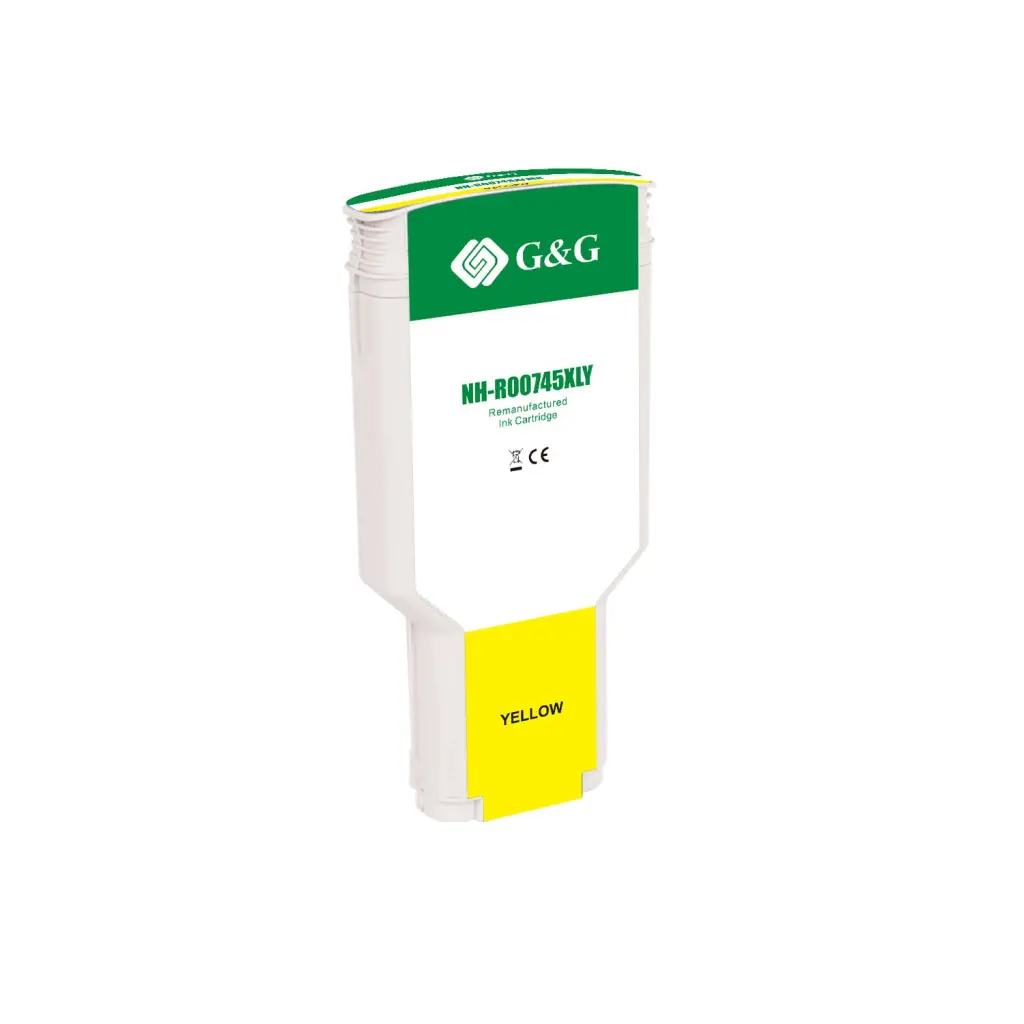 Reman HP G+G 745 Yellow High Capacity Ink Cartridge