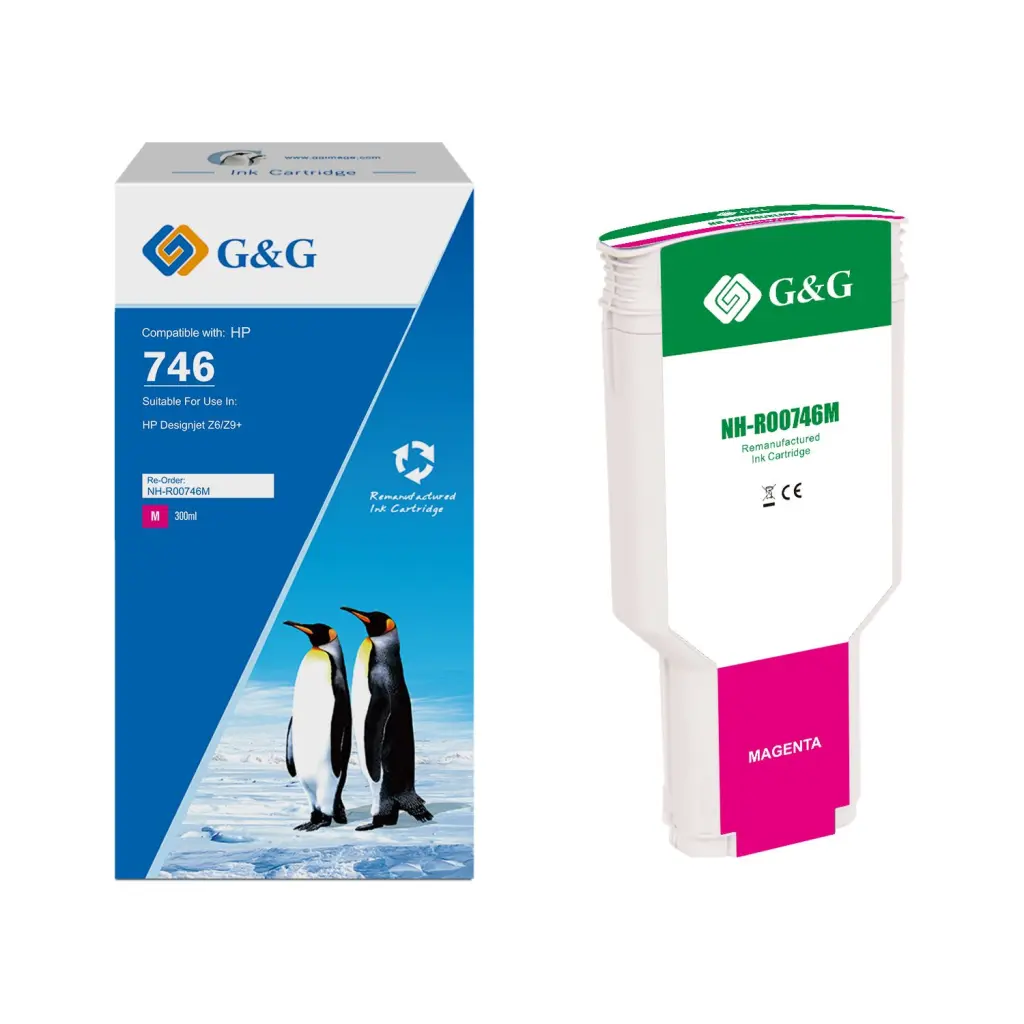 Reman HP G+G 746 Magenta Ink Cartridge