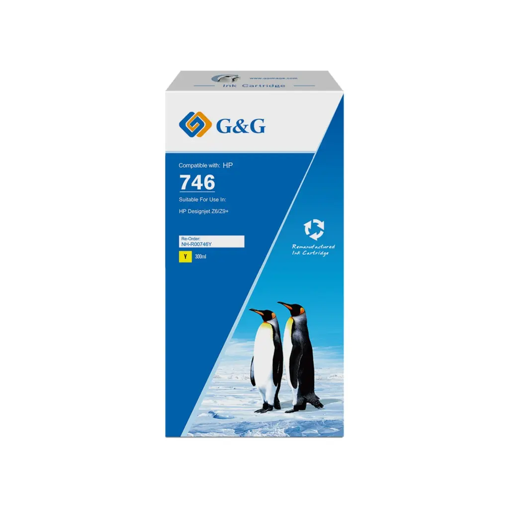 Reman HP G+G 746 Yellow Ink Cartridge